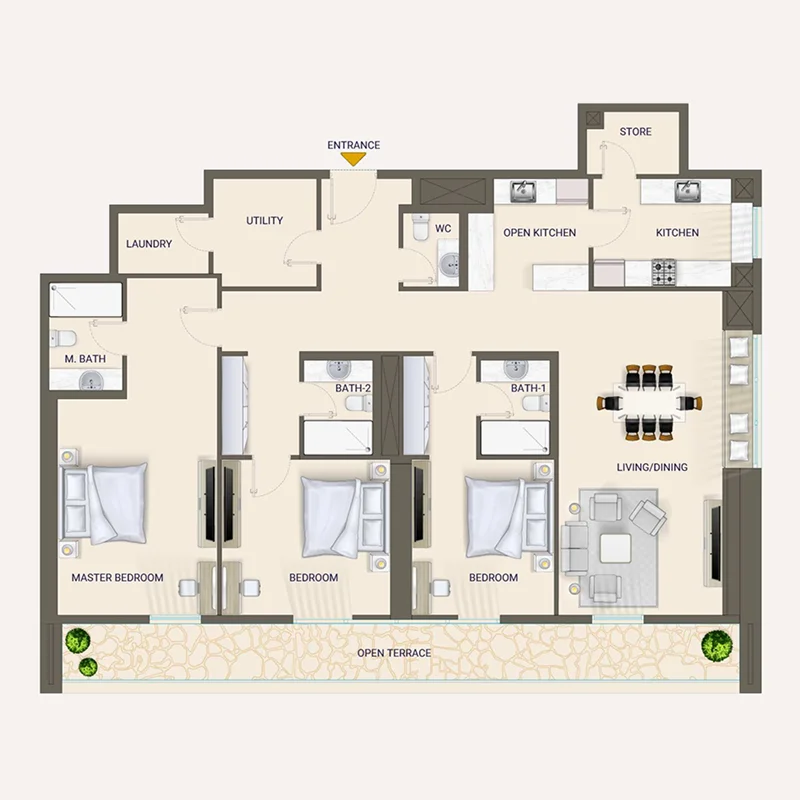 3 Bedroom